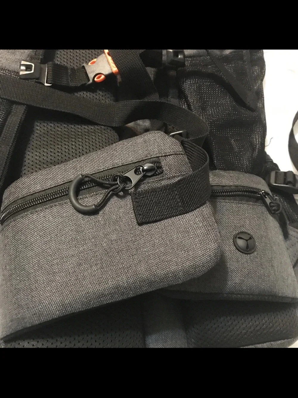 NIB Dog Backpack Fur CadetDog Gray Black Medium reflective Carrier‎ M medium